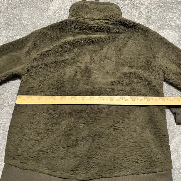 Athleta Talus Sherpa Sweatshirt Womens XS Half Zip Fuzzy Pullover Mock Neck - Picture 4 of 8